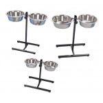 Nobby - Set - Μεγάλων Ανοξείδωτων με υψηλή βάση χωρητικότητας 2x2,80lt και διαμέτρου 24cm  Nobby - Set- ανοξείδωτων με υψηλή Βάση Αξεσουάρ