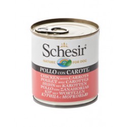 Schesir Dog με Κοτόπουλο και Καρότα (285gr κονσέρβα) Super Premium Τροφές