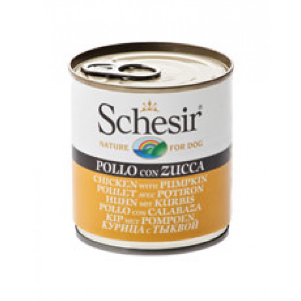 Schesir Dog με Κοτόπουλο και Κολοκύθα (285gr κονσέρβα) Super Premium Τροφές