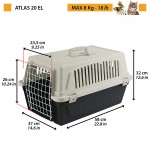 Ferplast - Atlas 20 Κλουβί Μεταφοράς για Σκύλους και Γάτες Αξεσουάρ