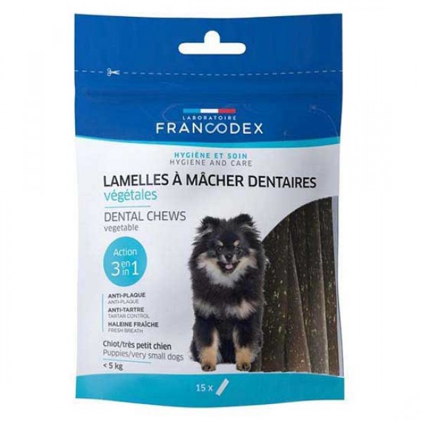 Francodex Vegetable Chews για Κουτάβια και πολύ Μικρούς Σκύλους <5kg Dental - Στοματική Υγιεινή