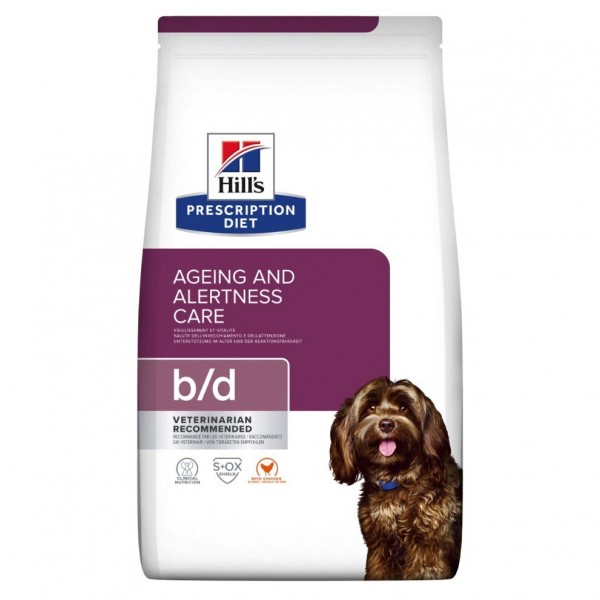 Hill's Prescription Diet Canine b/d Ageing Care με Κοτόπουλο 3kg Κλινικές Τροφές - Δίαιτες