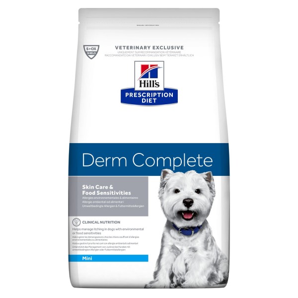 Hill’s Prescription Diet Canine Derm Complete Mini 1kg Κλινικές Τροφές - Δίαιτες