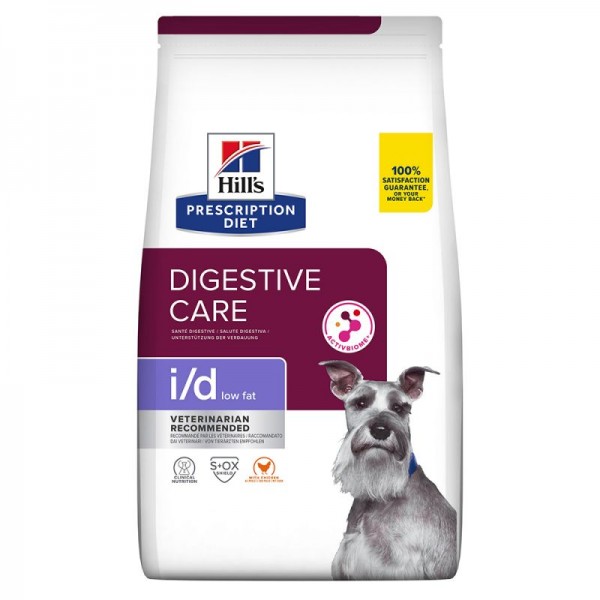 Hill's Prescription Diet Canine i/d Low Fat ActivBiome+ με Κοτόπουλο 1.5kg
