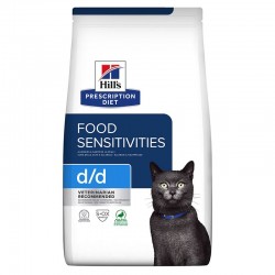 Hill's Prescription Diet Feline d/d Food Sensitivities με Πάπια & Αρακά 1.5kg  Κλινικές Τροφές - Δίαιτες