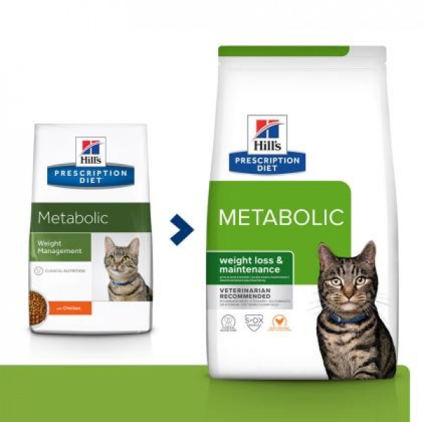 Hill's Prescription Diet Feline Metabolic με Κοτόπουλο 3kg