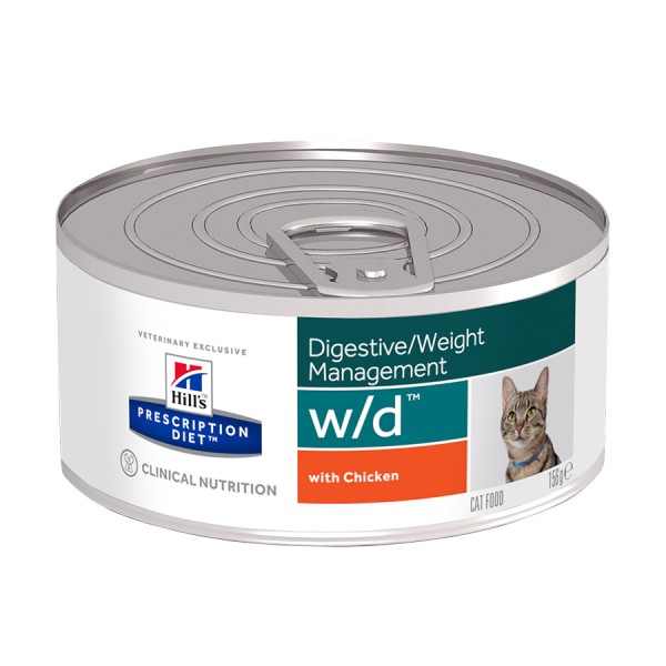 Hill's Prescription Diet Feline w/d με Κοτόπουλο 156gr Hill's Prescription Diet Feline w/d με Κοτόπουλο 156gr