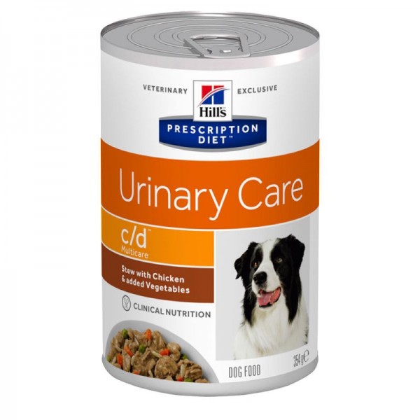 Hill’s Prescription Diet - Canine c/d Multicare Canine Stew με Κοτόπουλο & Λαχανικά 354gr Κλινικές Τροφές - Δίαιτες - Υγρή Τροφή Σκύλου