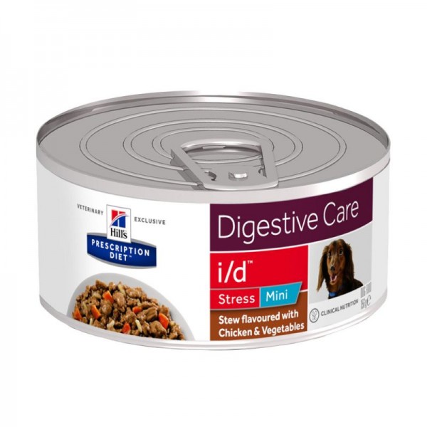 Hill’s Prescription Diet - Canine i/d Digestive Care Stress Mini Stew με Κοτόπουλο & Λαχανικά 156gr Κλινικές Τροφές - Δίαιτες - Υγρή Τροφή Σκύλου