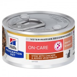 Hill's Prescription Diet Feline On Care Stew Chicken & Vegetables 82gr Κτηνιατρικές Τροφές 