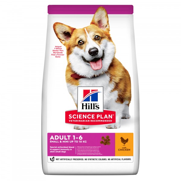 Hill's Science Plan Canine Adult Small & Mini με Κοτόπουλο 1.5kg