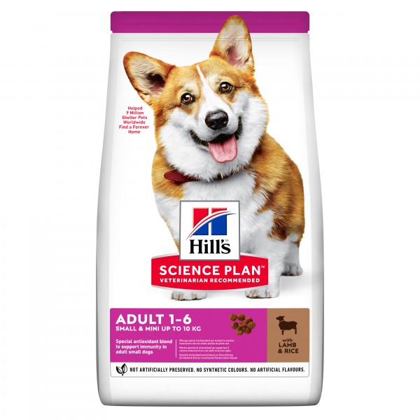 Hill's Science Plan Canine Adult Small & Mini με Αρνί και Ρύζι 1.5kg