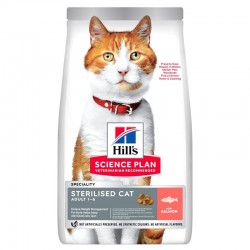 Hill's Science Plan Feline Young Adult Sterilised με Σολομό 1.5kg Super Premium Τροφές 