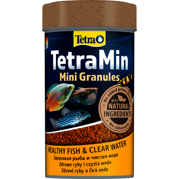 Tetra Min Mini Granules 250ml/100gr Ψάρια Tetra Min Mini Granules 250ml/100gr Ψάρια