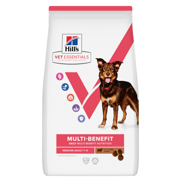 Hill's Vet Essentials - Canine Multi Benefit Adult Medium Αρνί Ρύζι 2kg Hill's Vet Essentials - Canine Multi Benefit Adult Medium Αρνί Ρύζι 2kg
