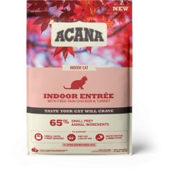 Acana Cat Indoor Entree 1.8kg Βιολογικά Κατάλληλες Τροφές 