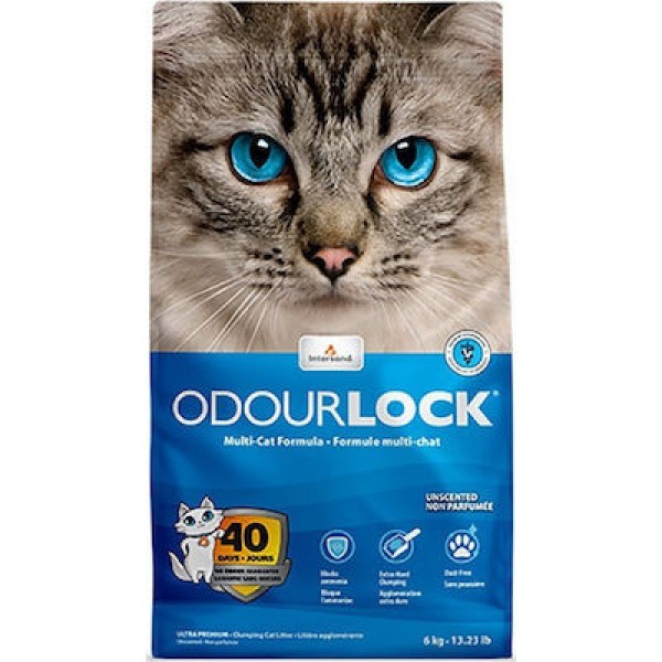 Odourlock Ultra Premium 6kg Συγκολλητικές - Clumping 
