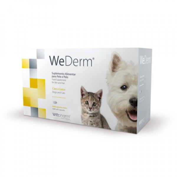WeDerm - Συμπλήρωμα Διατροφής για Δέρμα και Τρίχωμα, 240 κάψουλες Σκύλος