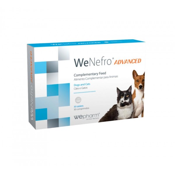 WeNefro Advanced Υποστήριξη της νεφρικής λειτουργίας για Σκύλους και Γάτες 30 έυγευστα δισκία Νεφρική Ανεπάρκεια