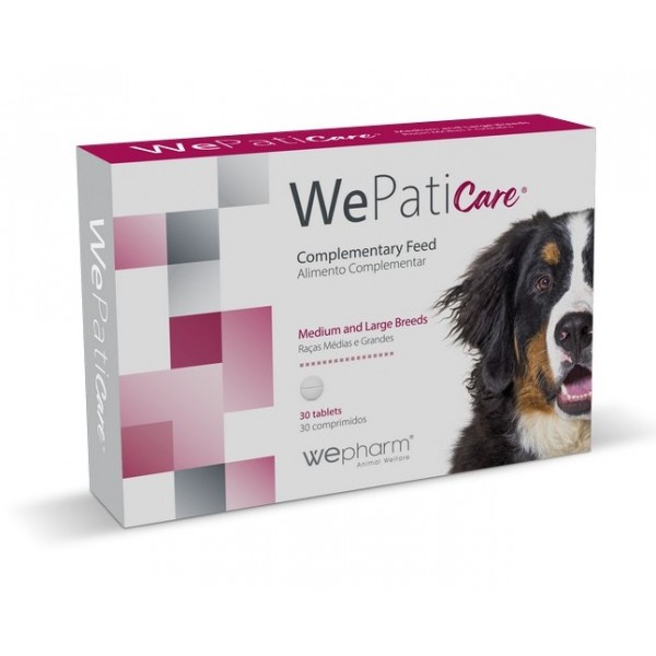 WePatic Care Medium & Large Breeds - Ηπατοπροστατευτικό 30 εύγευστα δισκία 